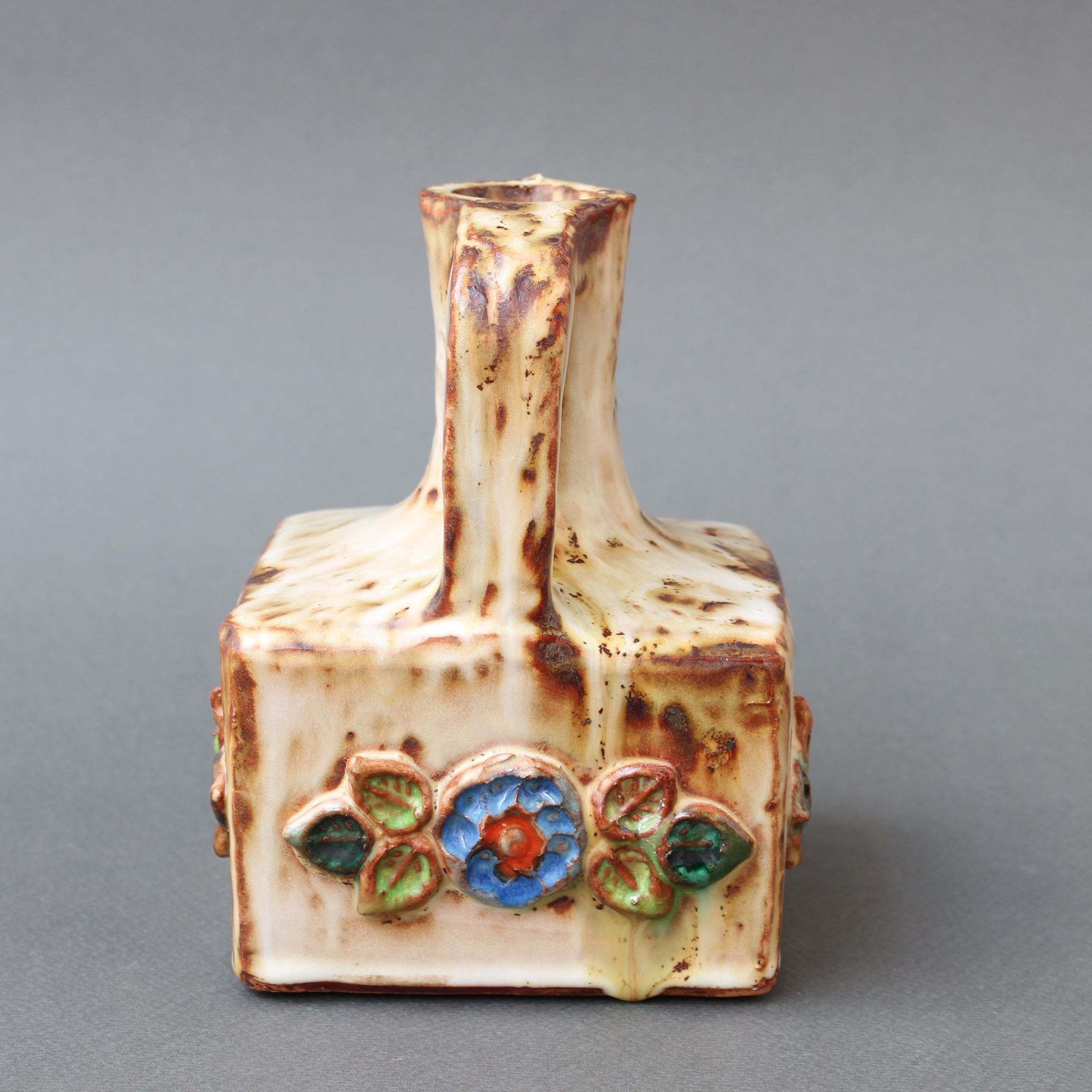 Mid Century French Ceramic Pitcher By La Roue (Circa 1960s)   Small photo Home Decor