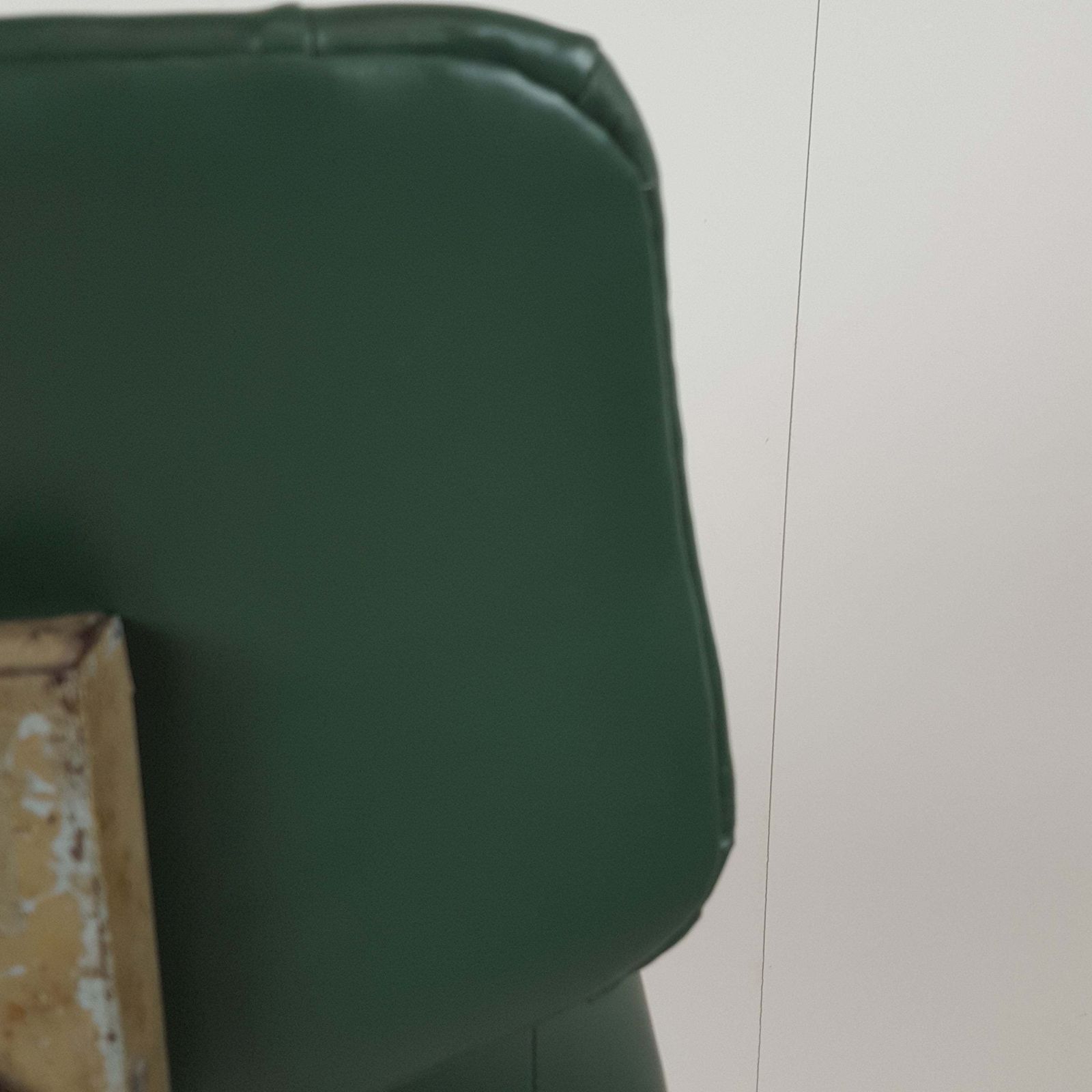 Vintage Swivel Machinist Chair In Green photo furniture