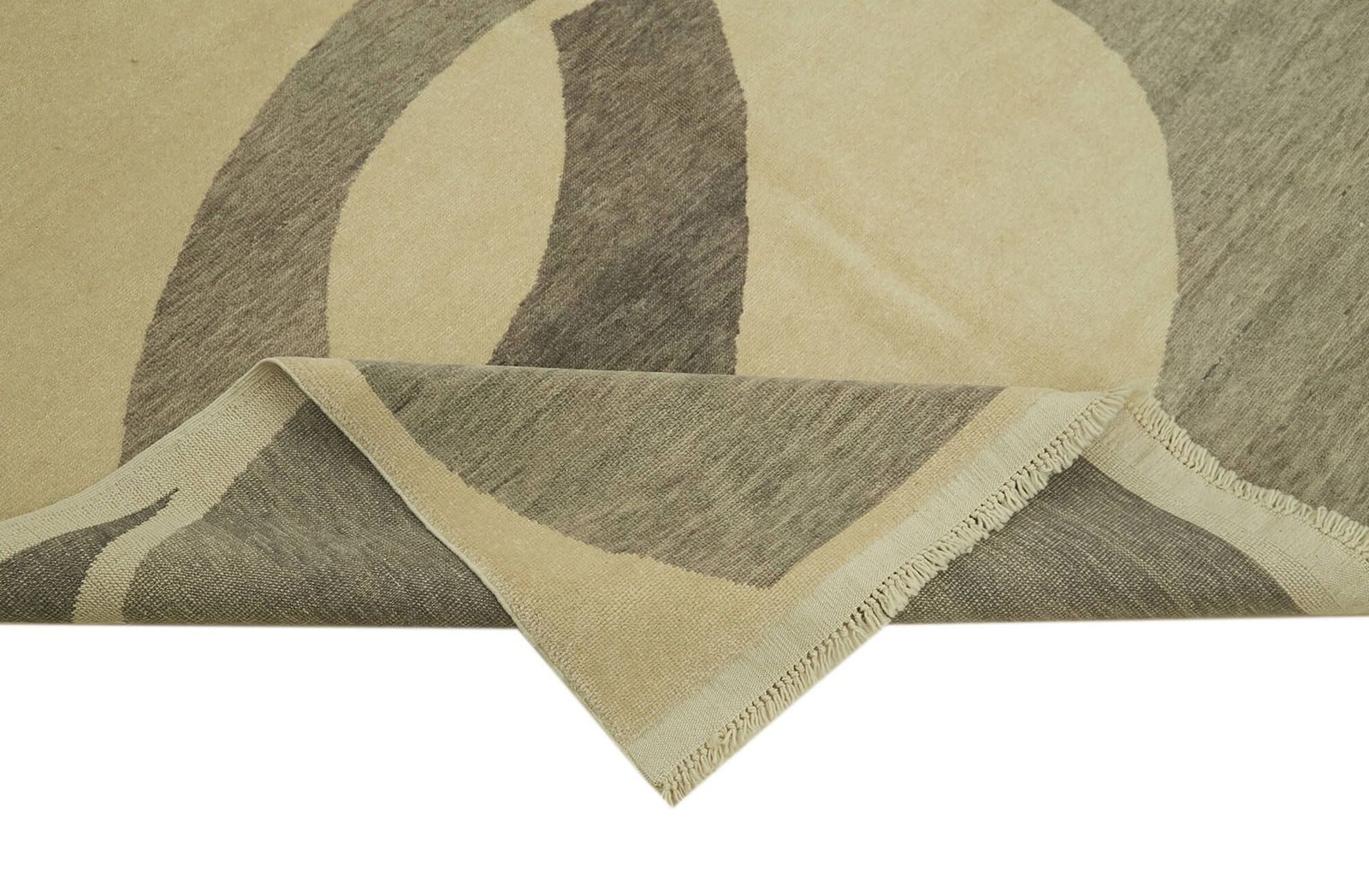 Beige Vintage Decorative Oushak Rug 181 Cm X 249 Cm photo vinterior