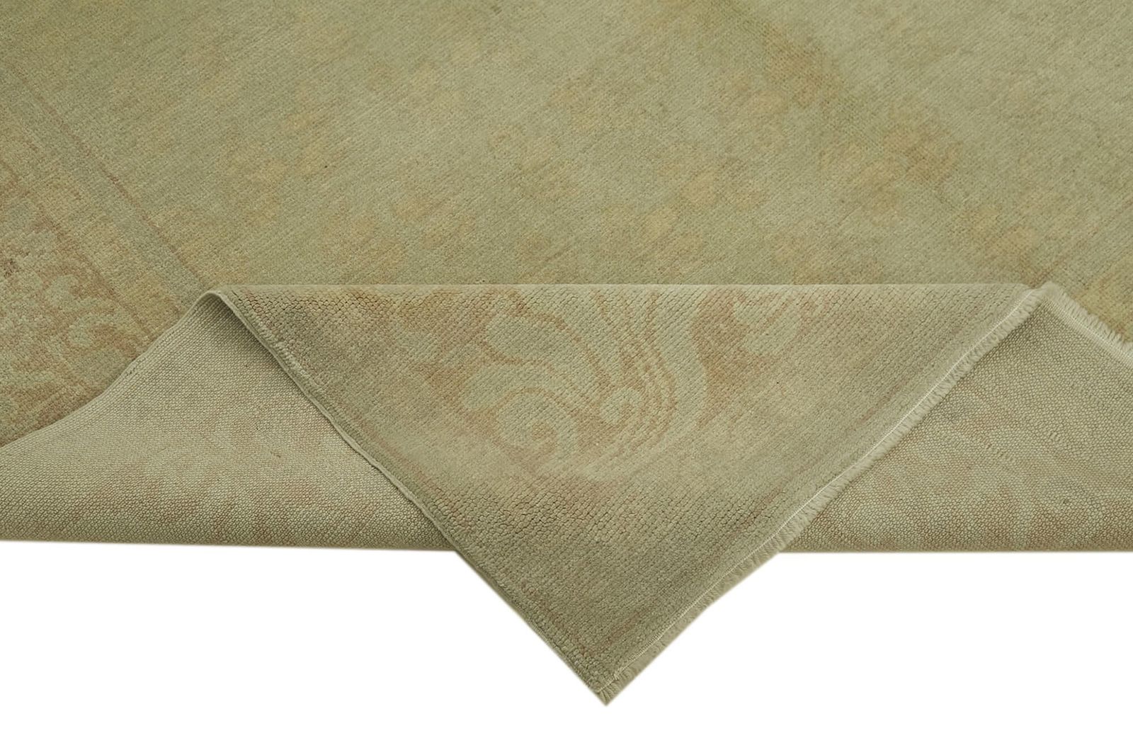 Vintage Beige Oushak Decorative Rug 200 Cm X 275 Cm photo vinterior
