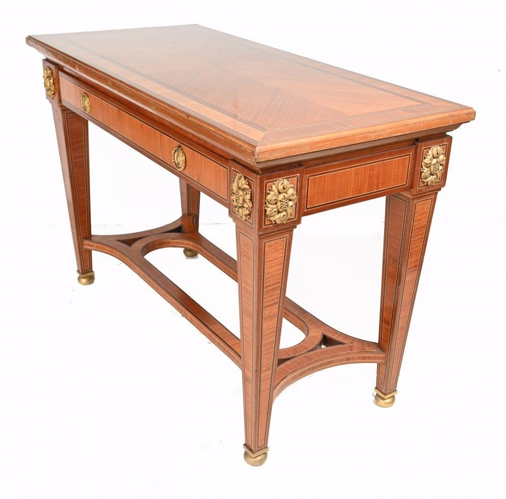 Pair French Console Tables Empire Circa 1890 photo furniture