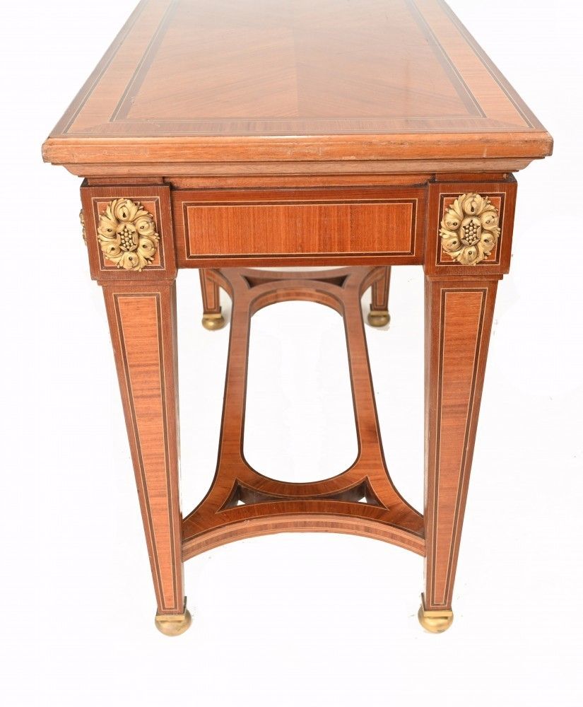 Pair French Console Tables Empire Circa 1890 photo for sale