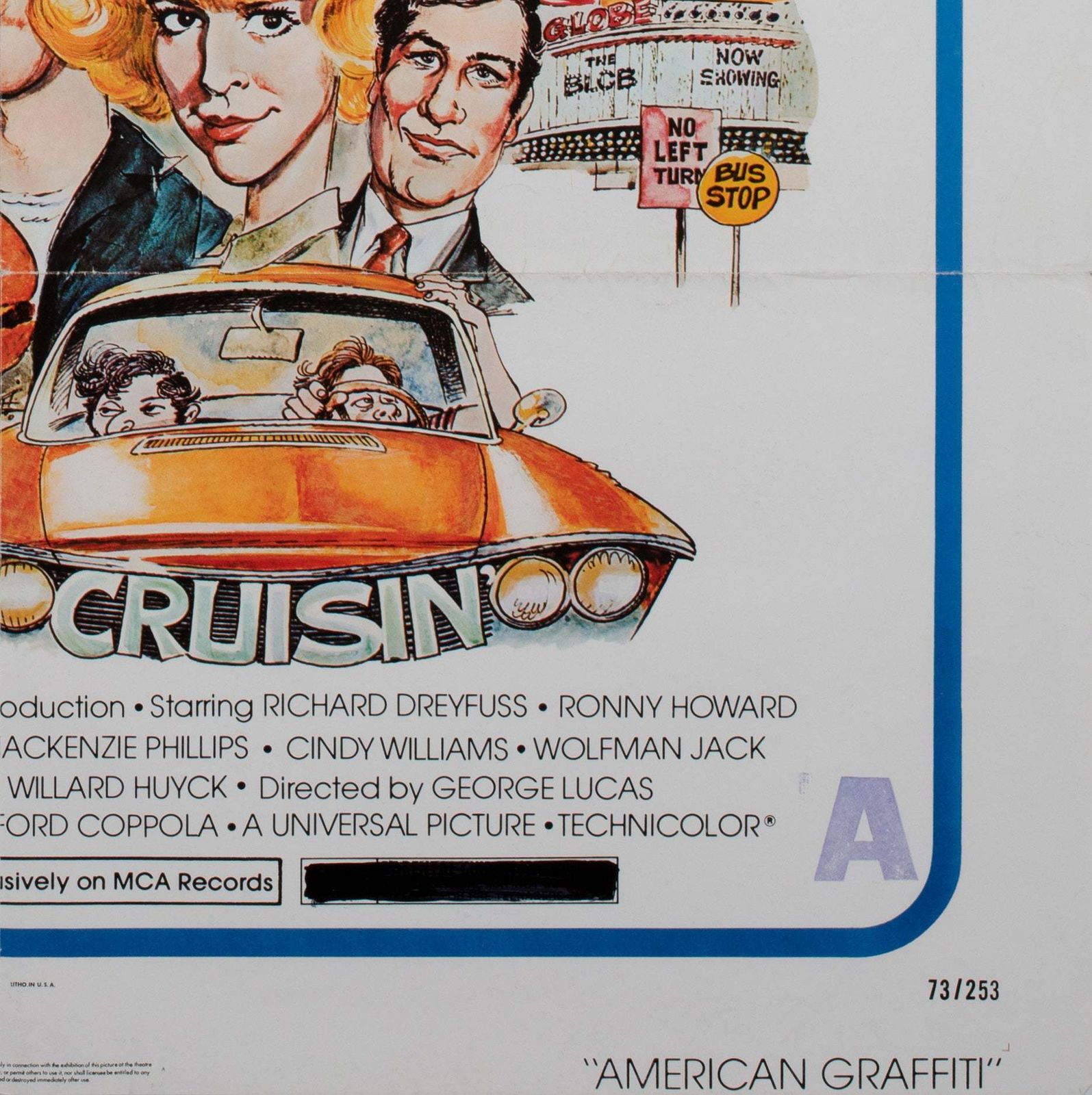 American Graffiti 1973 Us 1 Sheet Film Poster, Drucker photo vintage