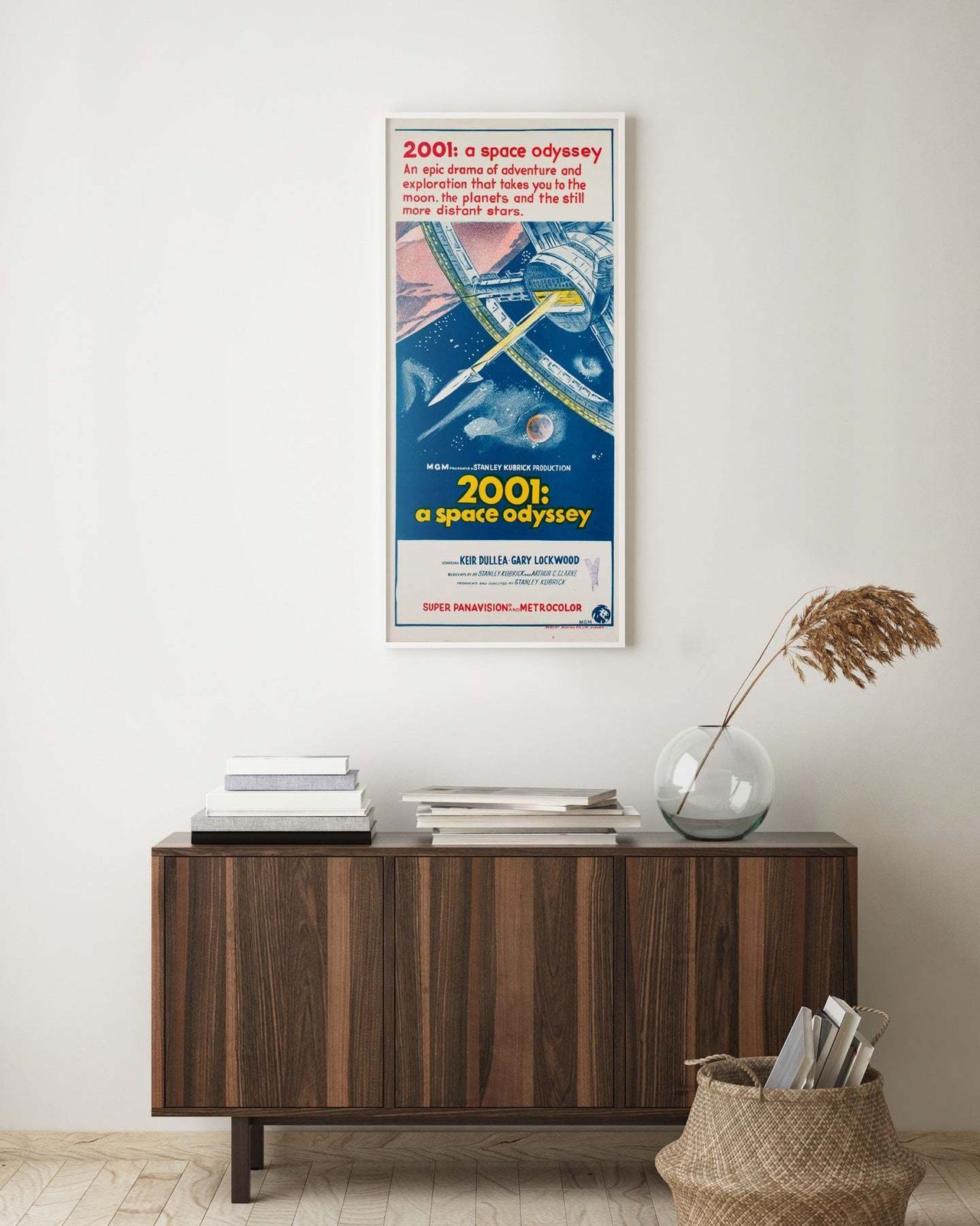 2001 A Space Odyssey 1968 Australian Daybill Film Poster photo furniture