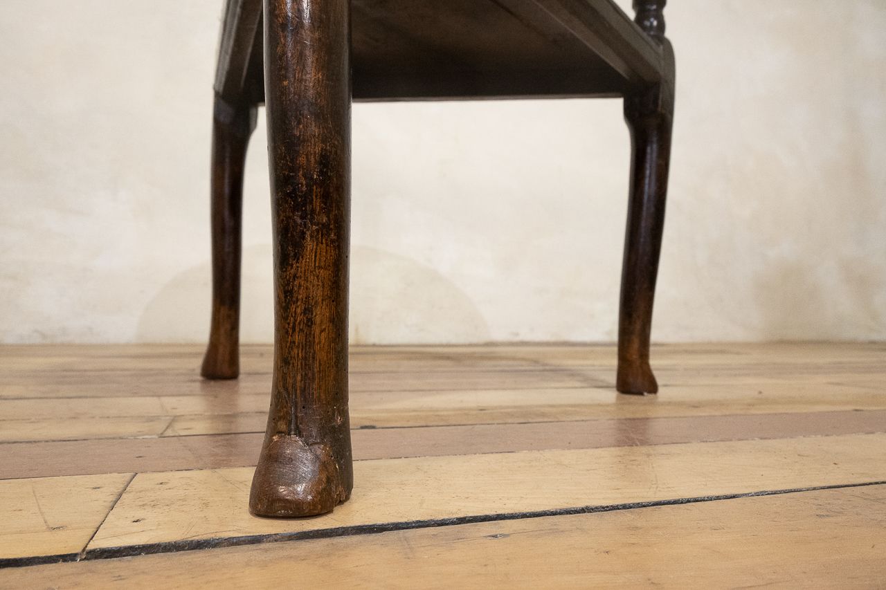 18th Century Country House Oak Cricket Table photo buy