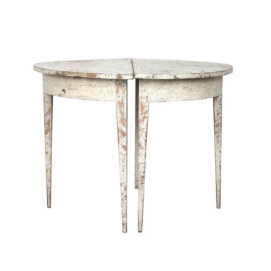 19th Century Pair Of Demi Lunes photo furniture