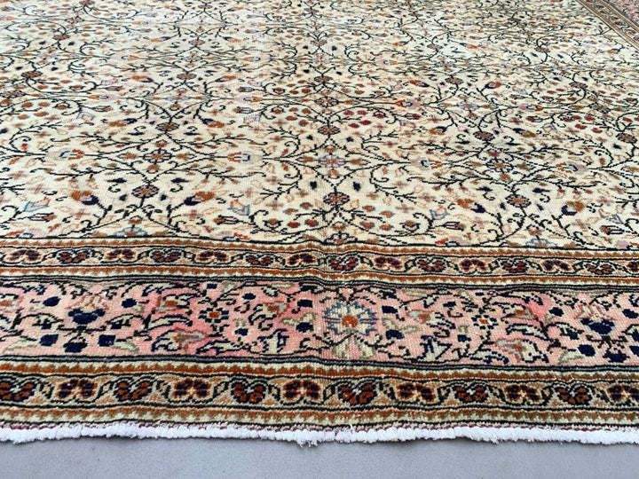 Vintage Turkish Rug 200x290 Cm, Tribal Wool Carpet Large photo buy