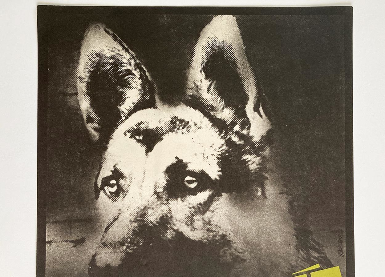 Original Film Poster, Your Paw, Pal, Zdeněk Vlach, 1980s, Genuine Czech Vintage Print photo furniture