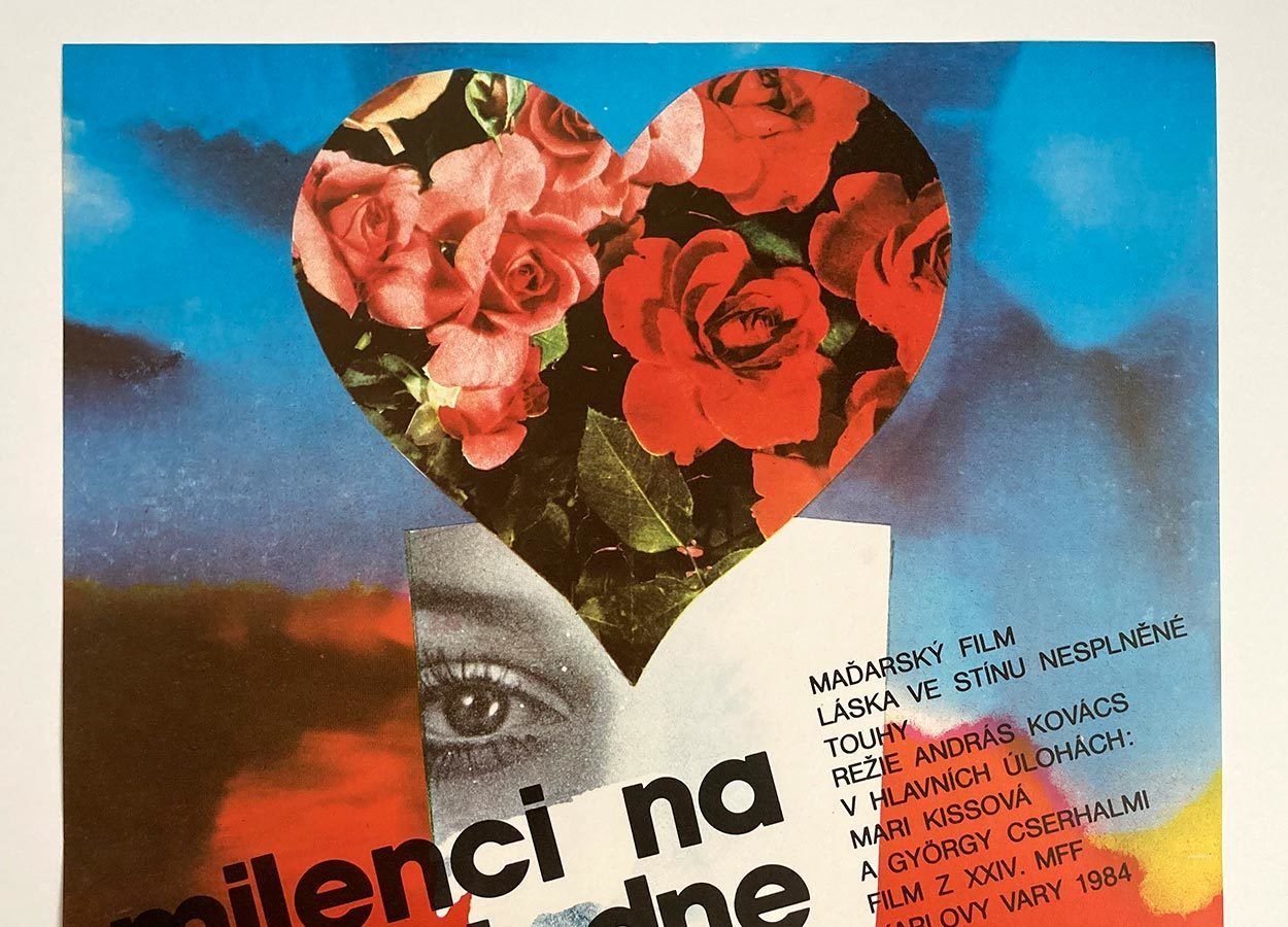 Original Film Poster, Afternoon Affair, Karel Vaca, 1984, Genuine Czech Vintage Print photo furniture