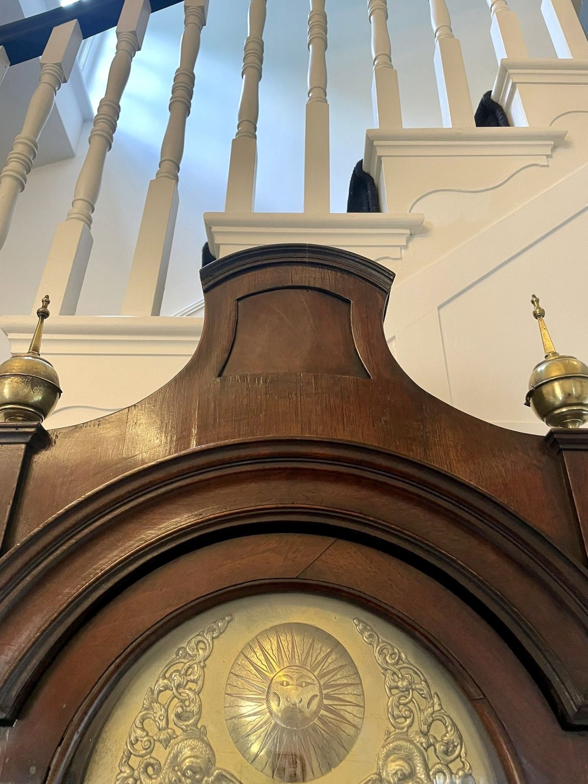 Fine Antique Mahogany Longcase Clock Signed Charles Shuckburgh, London photo vinterior