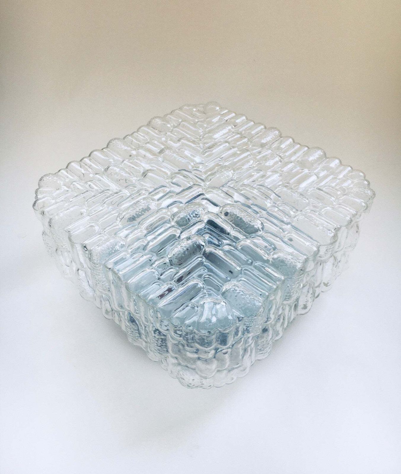 1960's Stone Design Glass Sconce Wall Lamp photo furniture