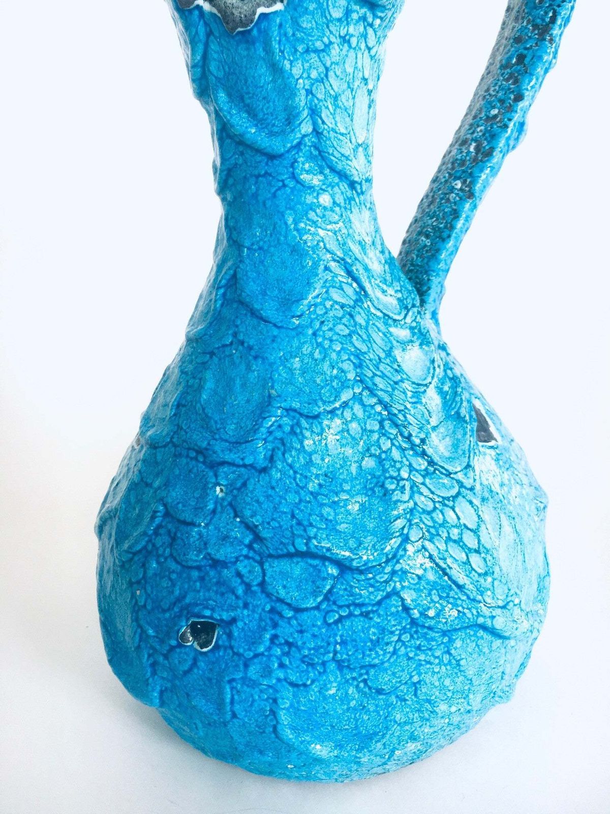 Woonaccessoires Mcm Art Ceramic Fat Lava Decanter Caraffe Vase, Italië Jaren 1960 photo