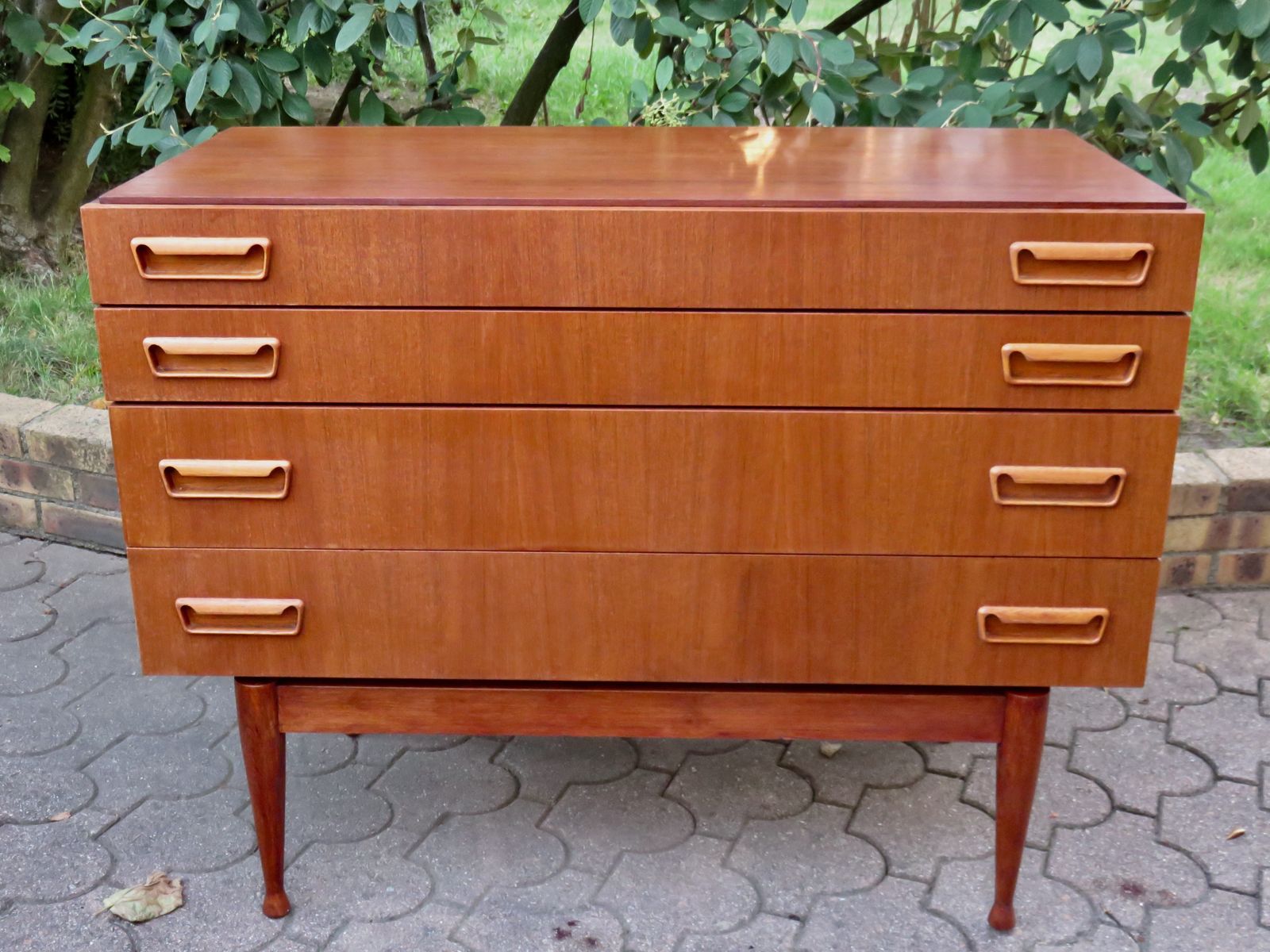 Chest Of Drawers In Teak By Peter Moos. Denmark 1955
