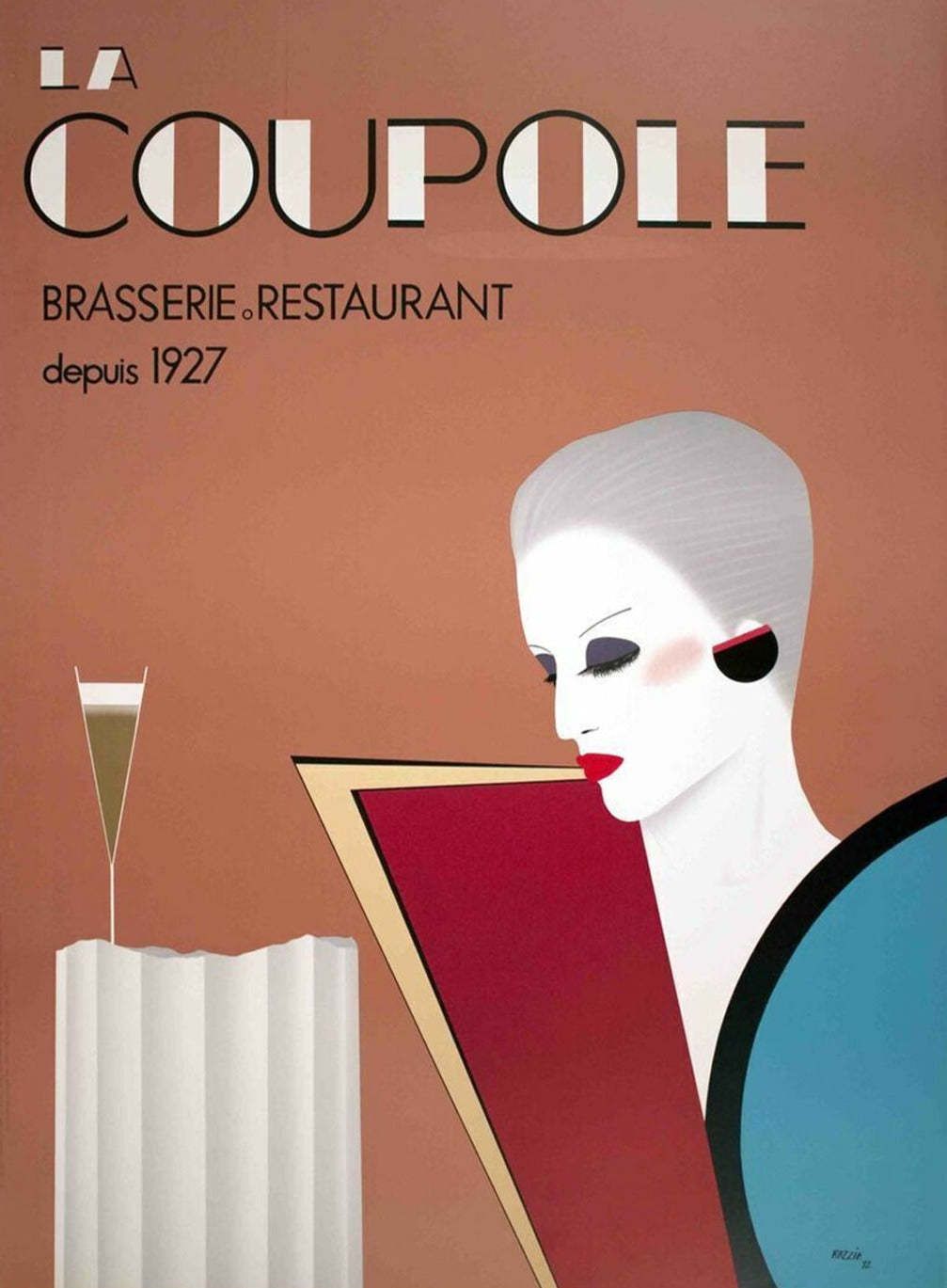 La Coupole   Razzia  Original Vintage Poster