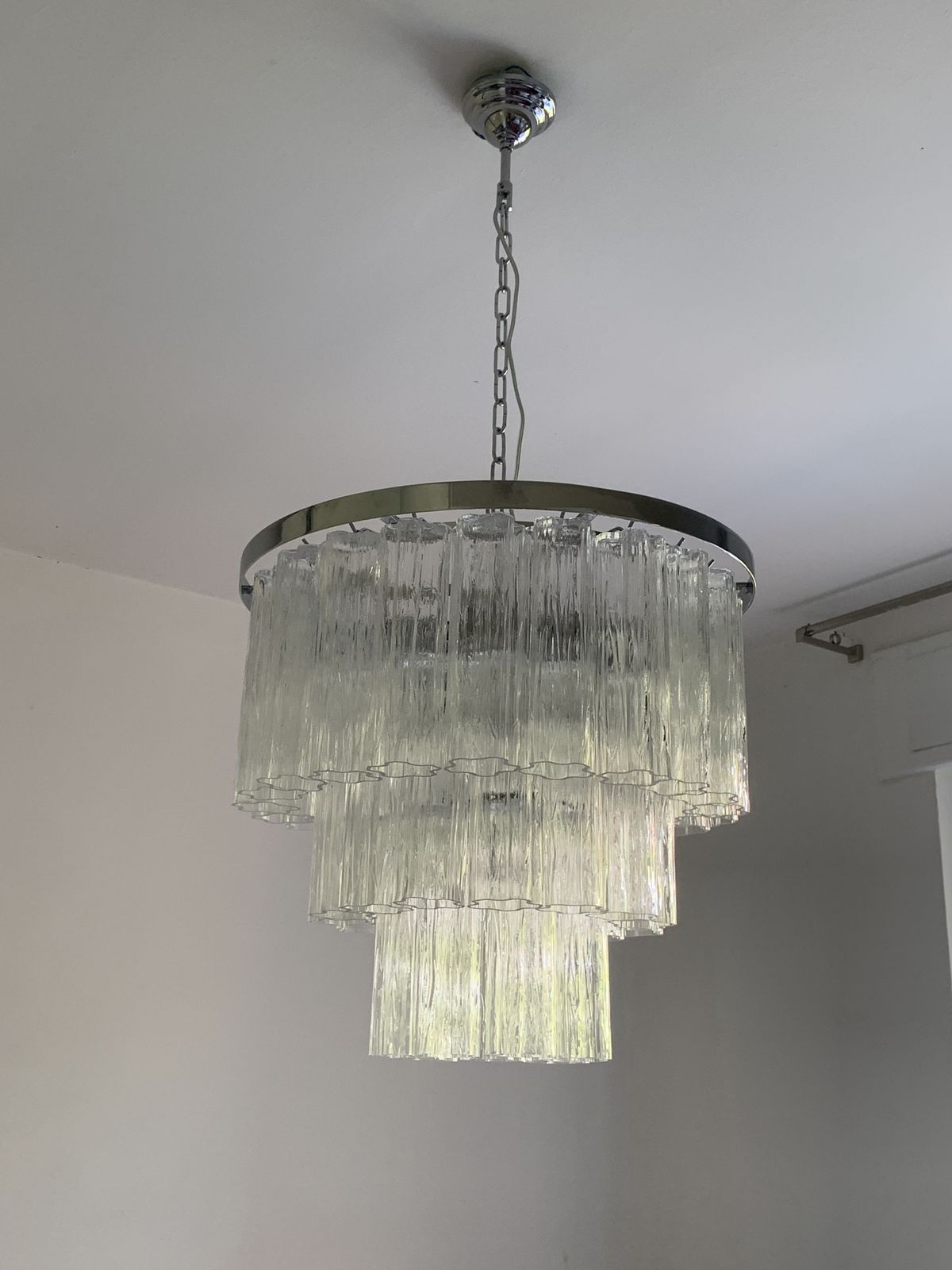 Impressive Murano Glass Sputnik Chandelier Like Mazzega Zuccheri Venini Barovier Style photo furniture