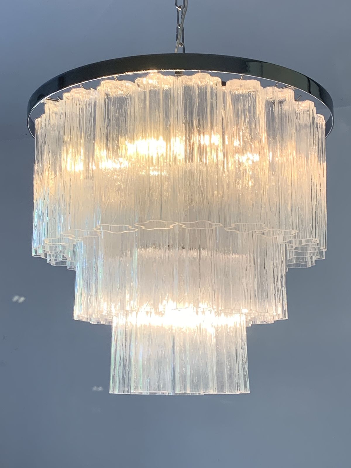 Impressive Murano Glass Sputnik Chandelier Like Mazzega Zuccheri Venini Barovier Style photo 3472.0