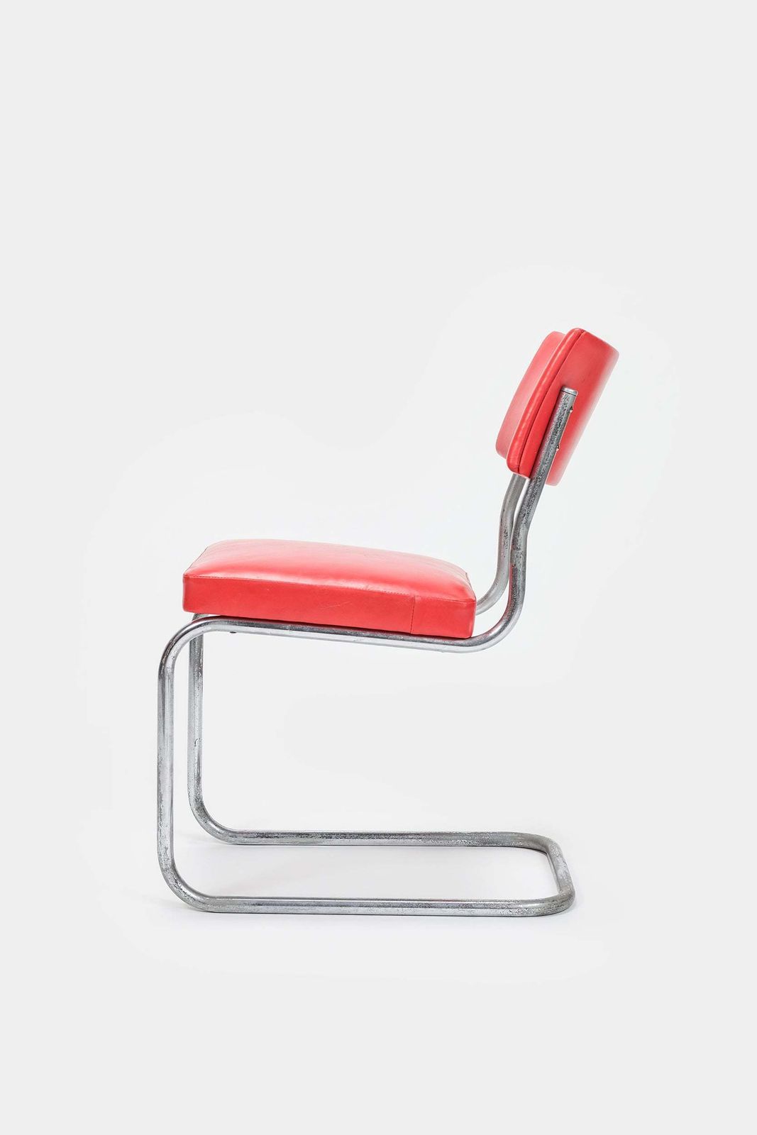 Attr. Mart Stam Bauhaus Steel Tube Chair, 20s photo 799.0
