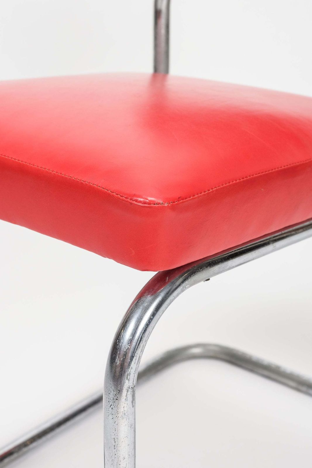 Attr. Mart Stam Bauhaus Steel Tube Chair, 20s photo vintage