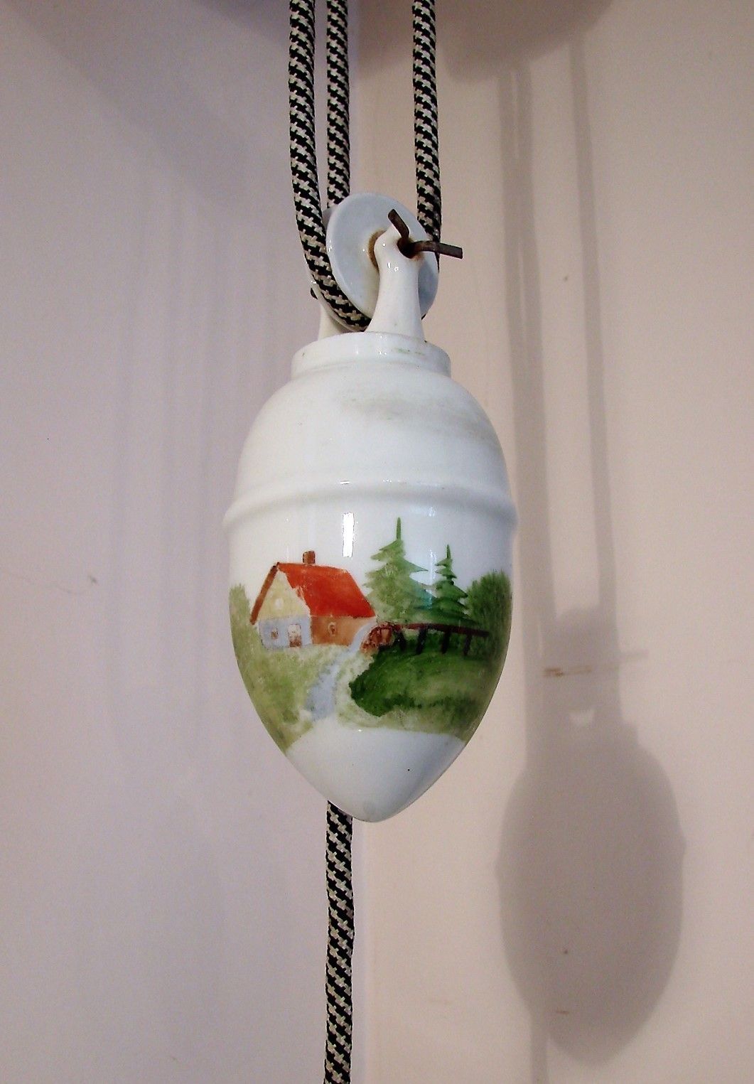 Hanglamp met contragewicht, jaren 1930 photo Verlichting