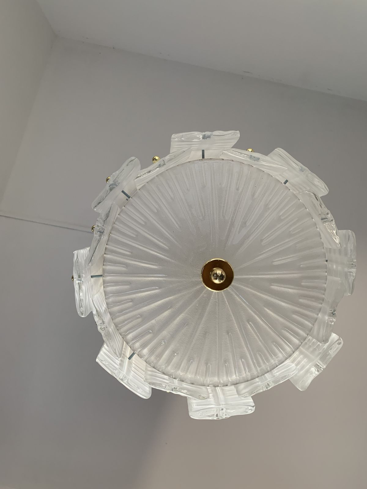 Impressive Murano Glass Sputnik Chandelier Lantern Like Mazzega Zuccheri Venini Barovier Style photo 10912.0