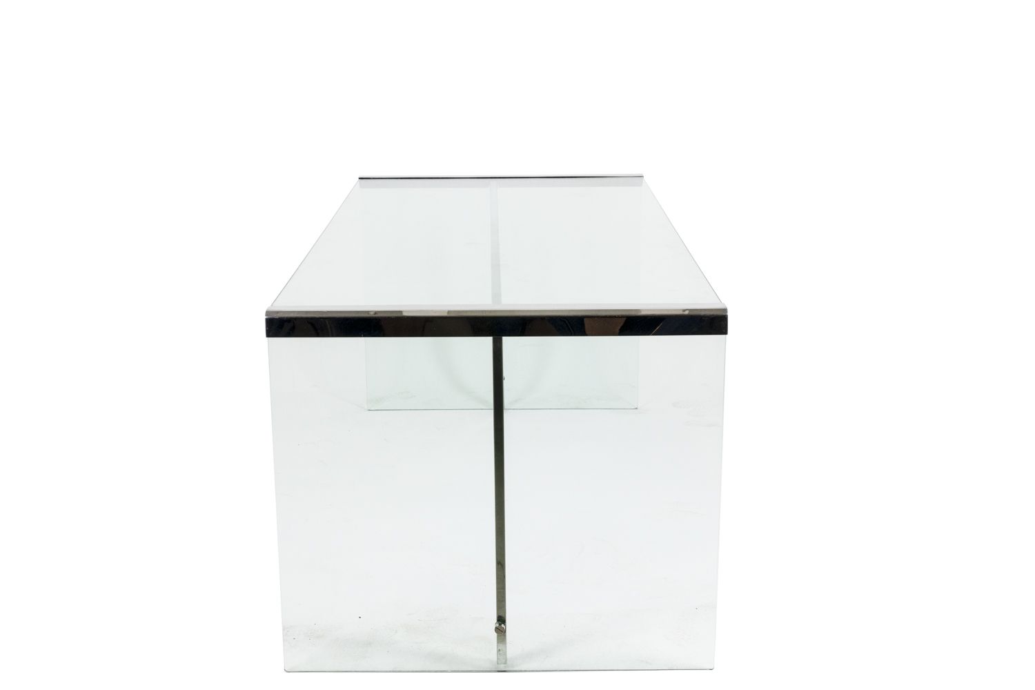 Gallotti&Radice, Desk In Glass, 1970s photo for sale