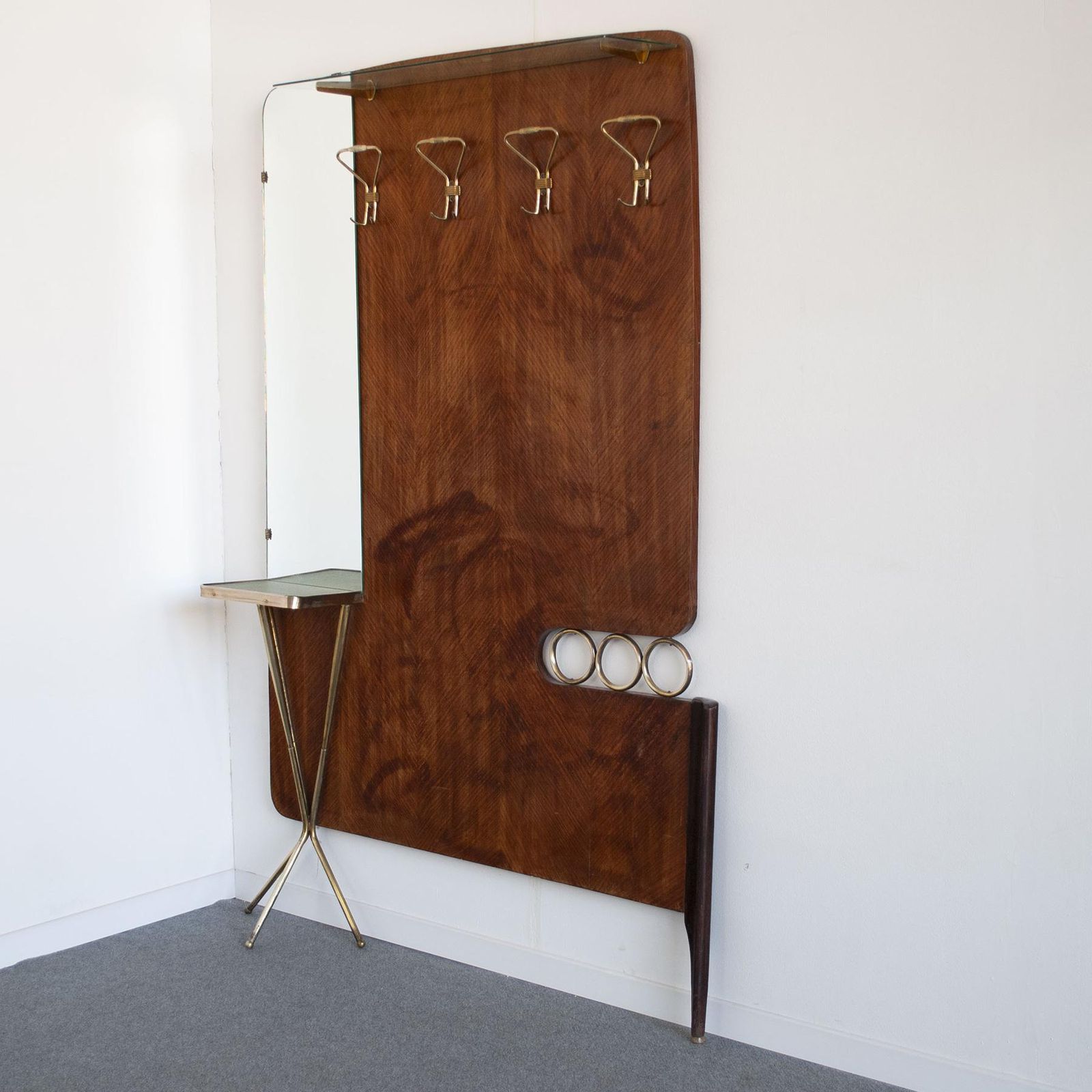 Giò Ponti In The Manner Italian Midcentury Coat Racks 50's. photo for sale