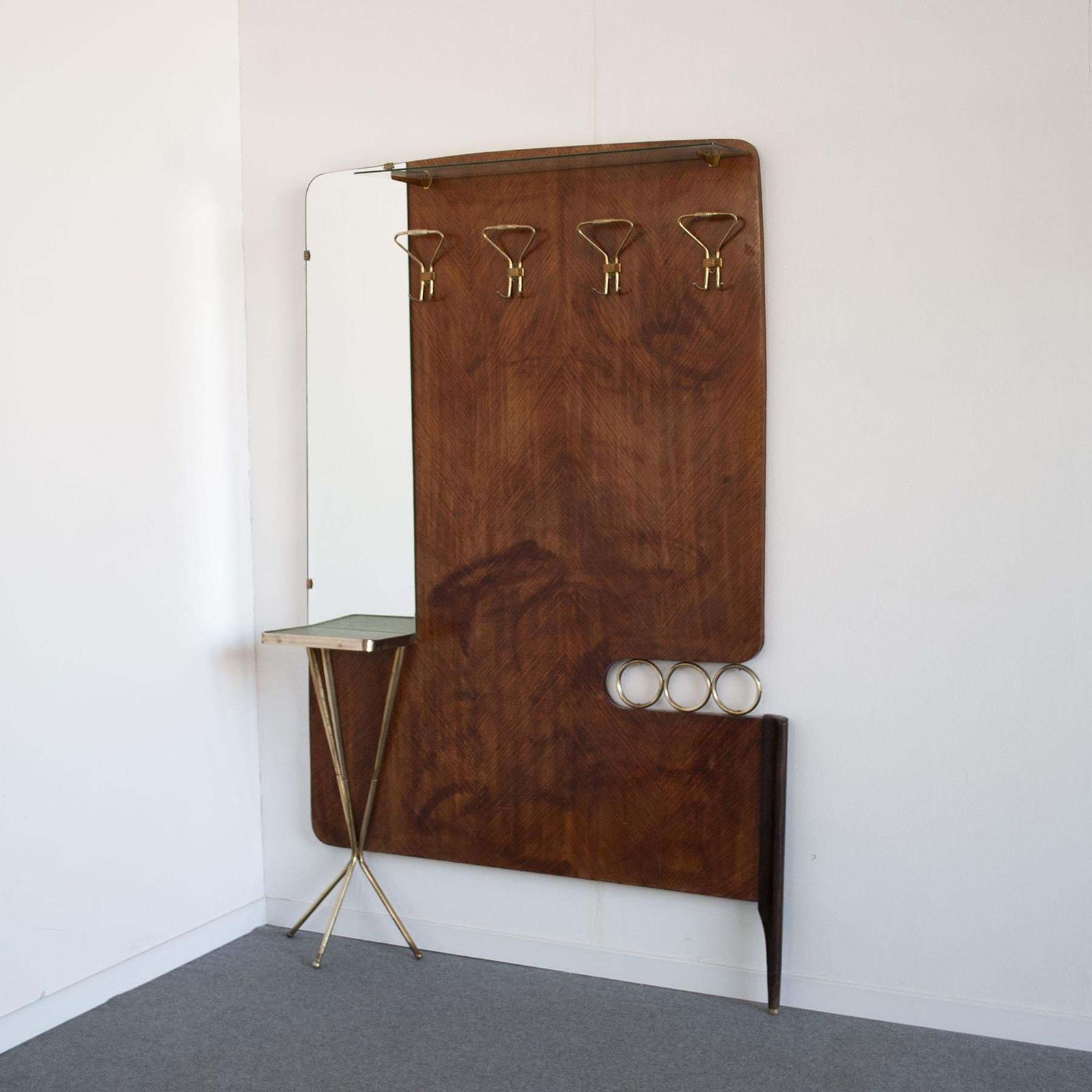 Giò Ponti In The Manner Italian Midcentury Coat Racks 50's. photo Furniture