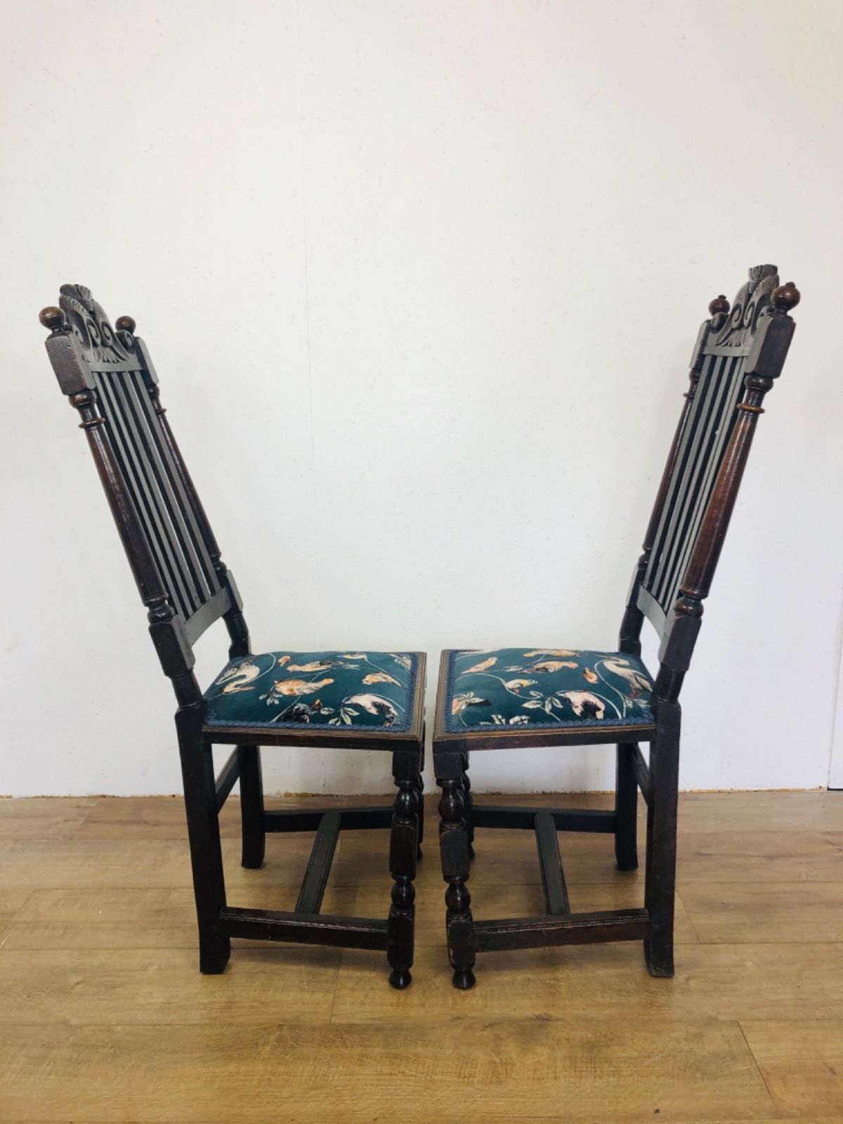 19th Century Oak Hall Chairs, 1800s photo furniture