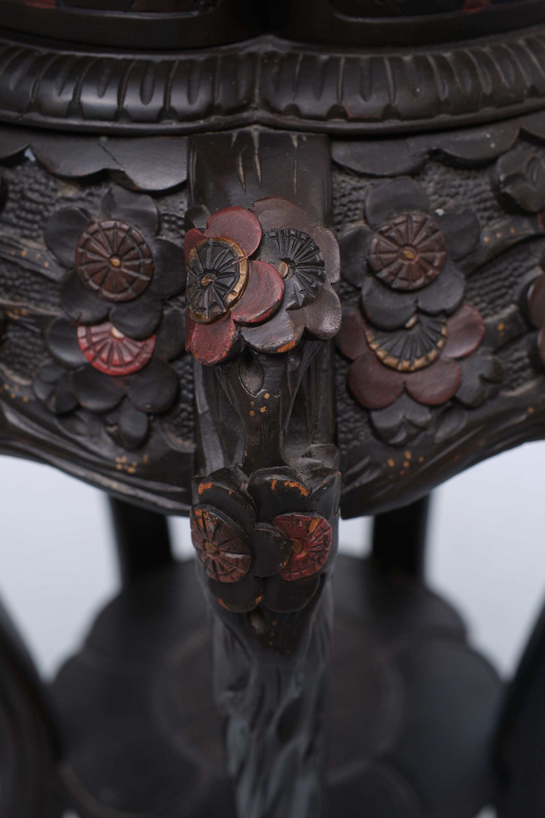 Chinese Side Table Hand Carved, 1920/30 photo furniture