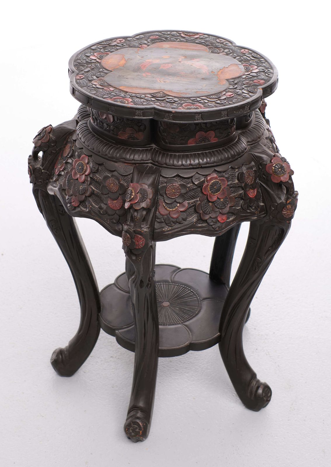 Chinese Side Table Hand Carved, 1920/30 photo vintage