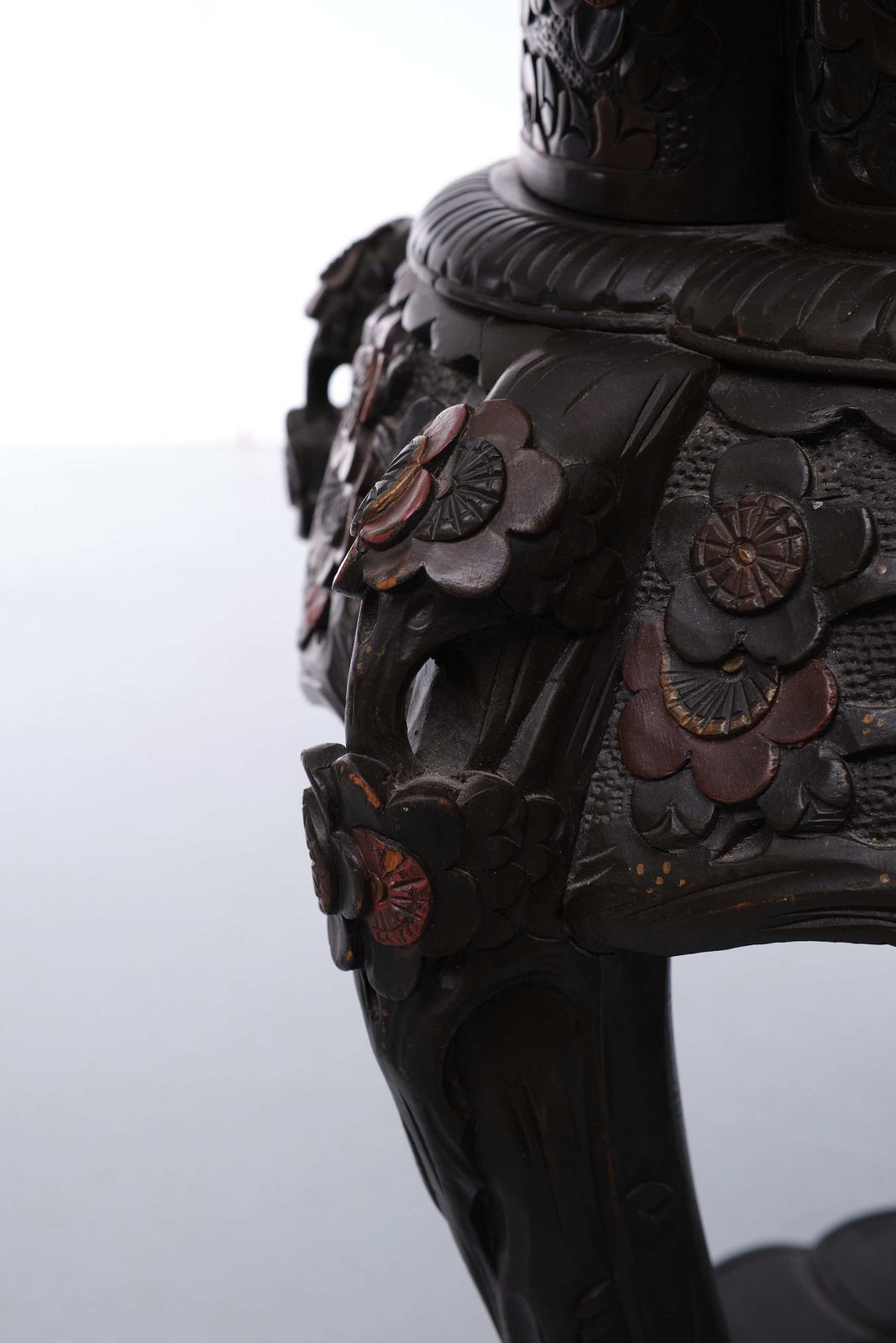 photo for sale Chinese Side Table Hand Carved, 1920/30