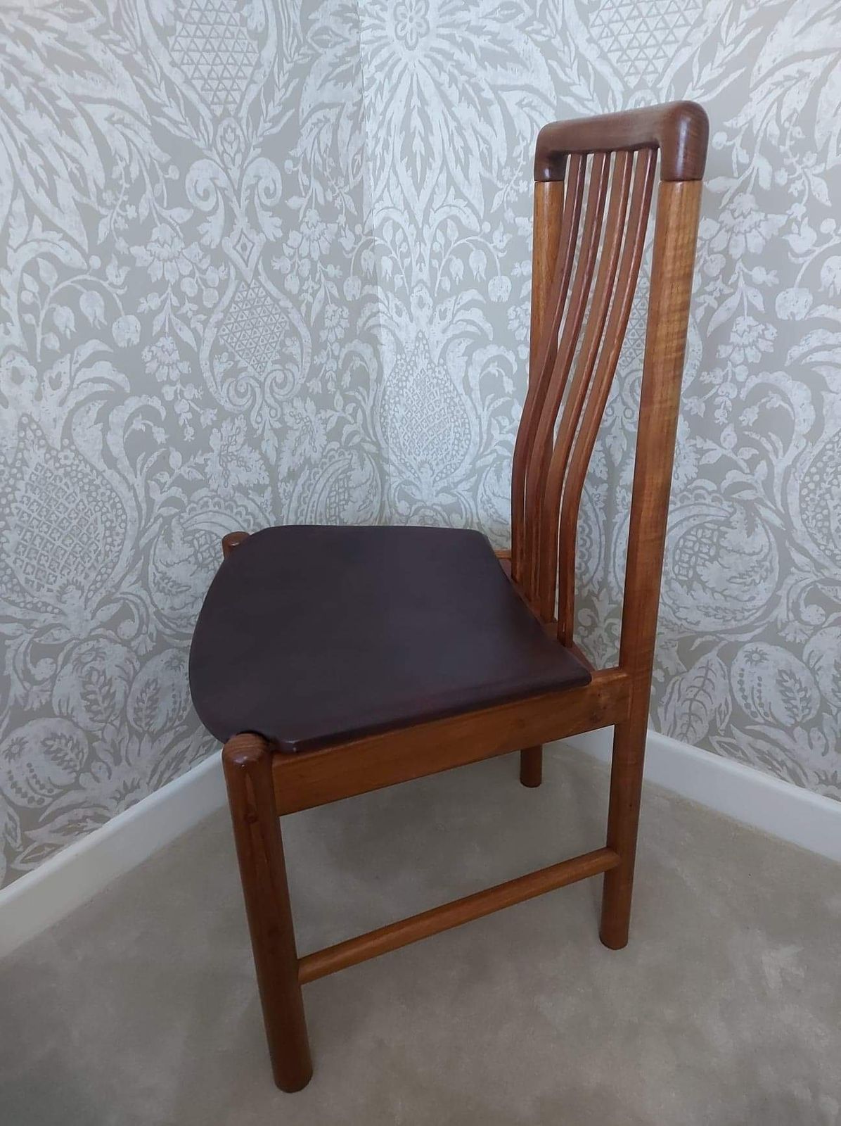 Set Of 4 1970s Dutch Benny Linden Teak Dining Chairs. photo furniture