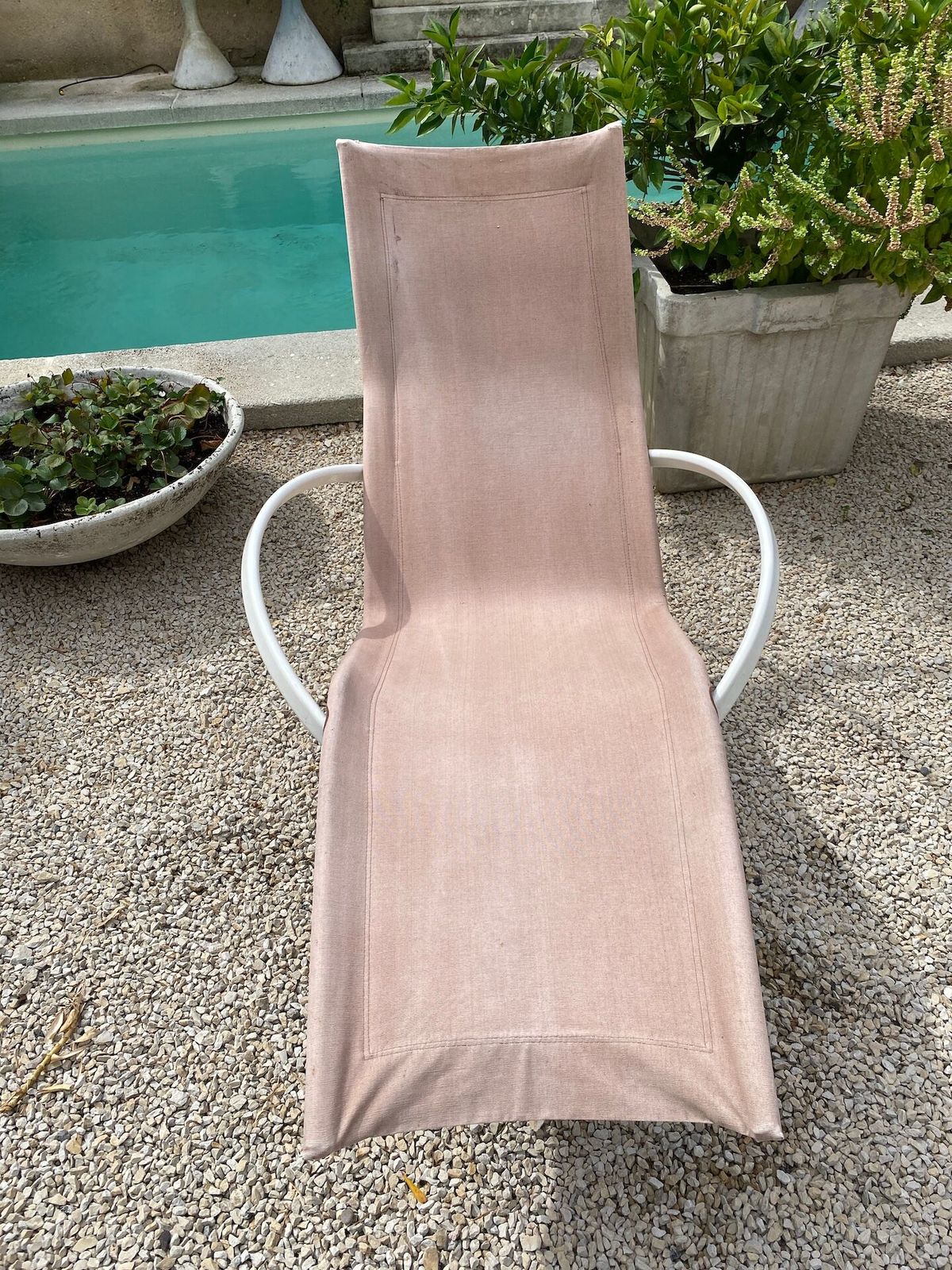 Roger Lecal Rocking Lounge Chair, Jetstar Model, 1975