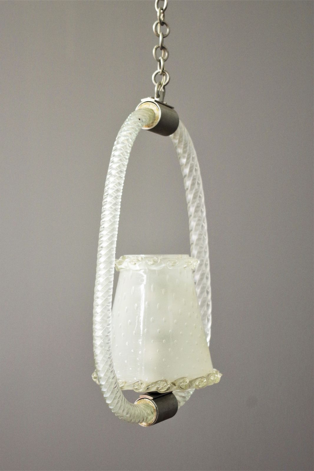 Murano Glass Chandelier By Barovier & Toso, 1950 photo for sale