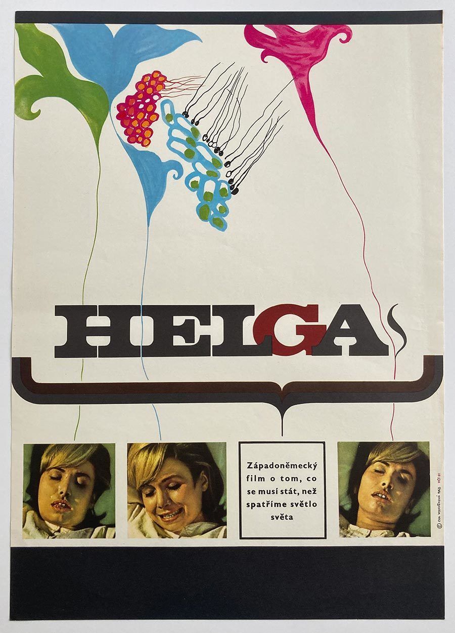Movie Poster, Helga, Eva Galová Vodrážková, 1968