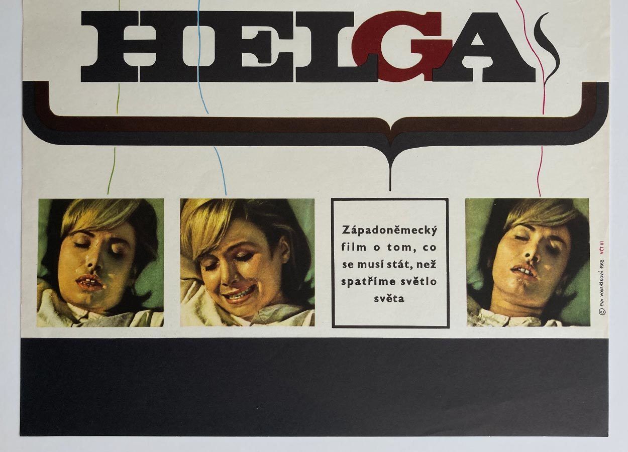 Movie Poster, Helga, Eva Galová Vodrážková, 1968 photo buy