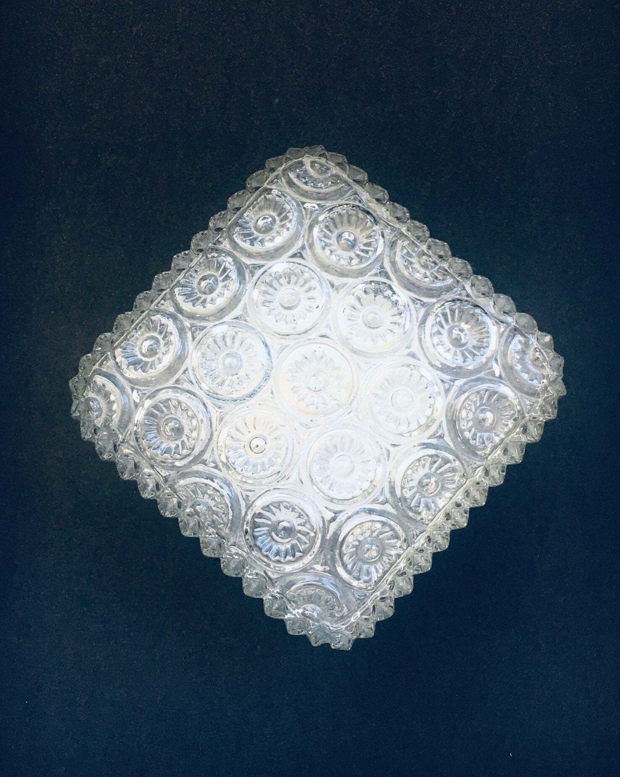 Bloem Glazen Wandlamp Van Massive, Jaren 1970 photo Verlichting