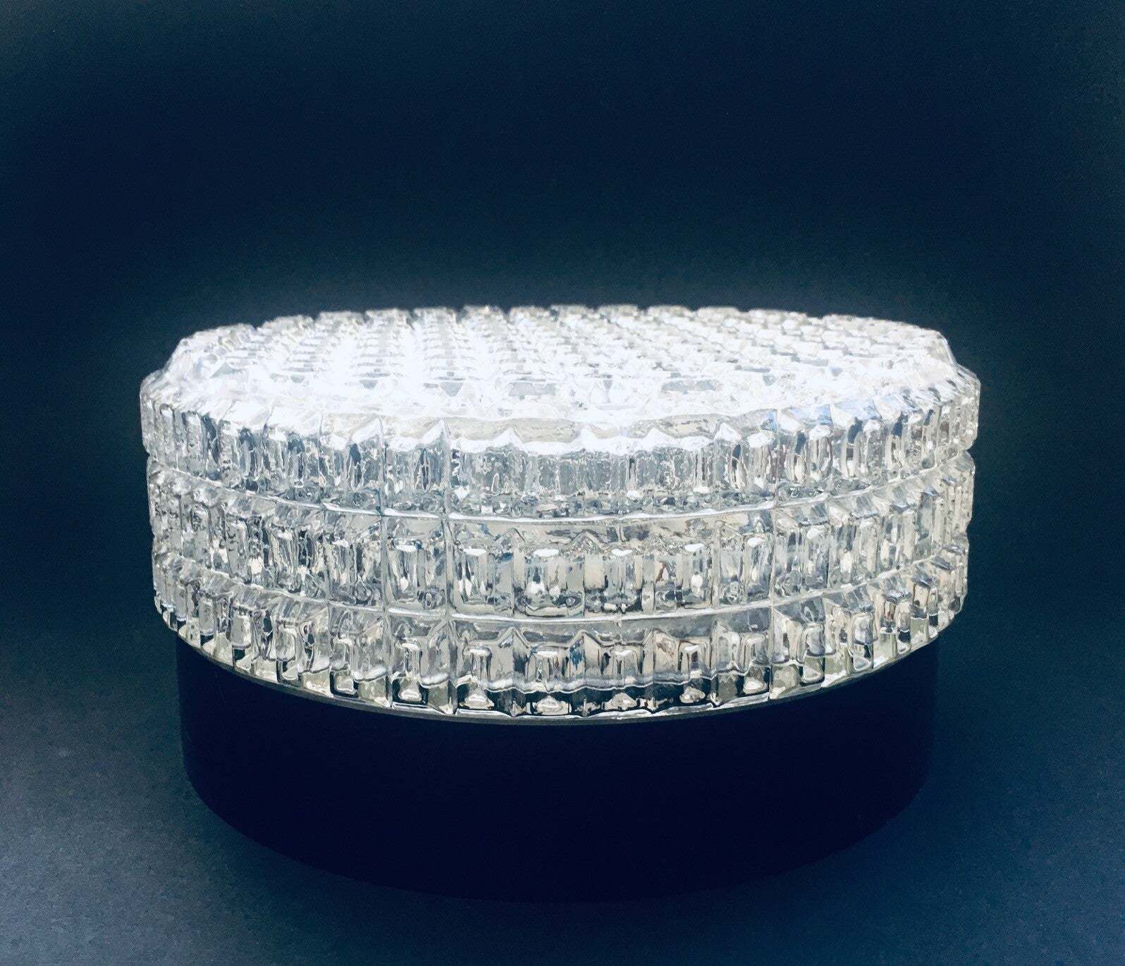 Mcm Beehive Glass Sconce Wall Lamp, Uk 1960's photo vinterior