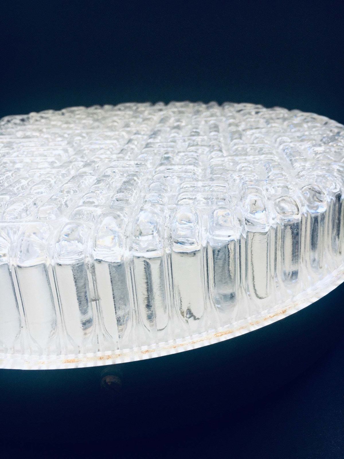 photo furniture Space Age Design Glazen Wandlamp Van Glashutte Limburg, Ca. Jaren 1960