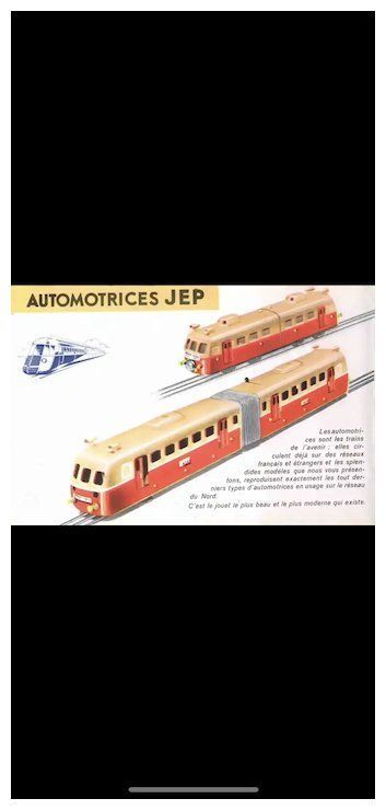 Vintage French Metal Toy Train photo 395.0