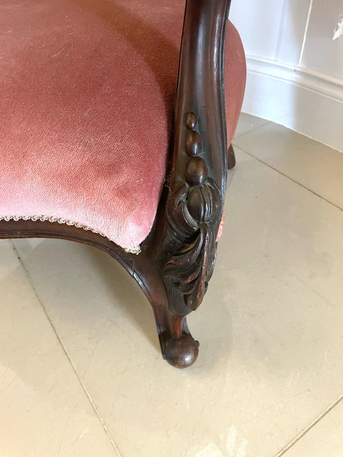 Fantastic Quality Antique Carved Walnut 3 Piece Suite photo Furniture