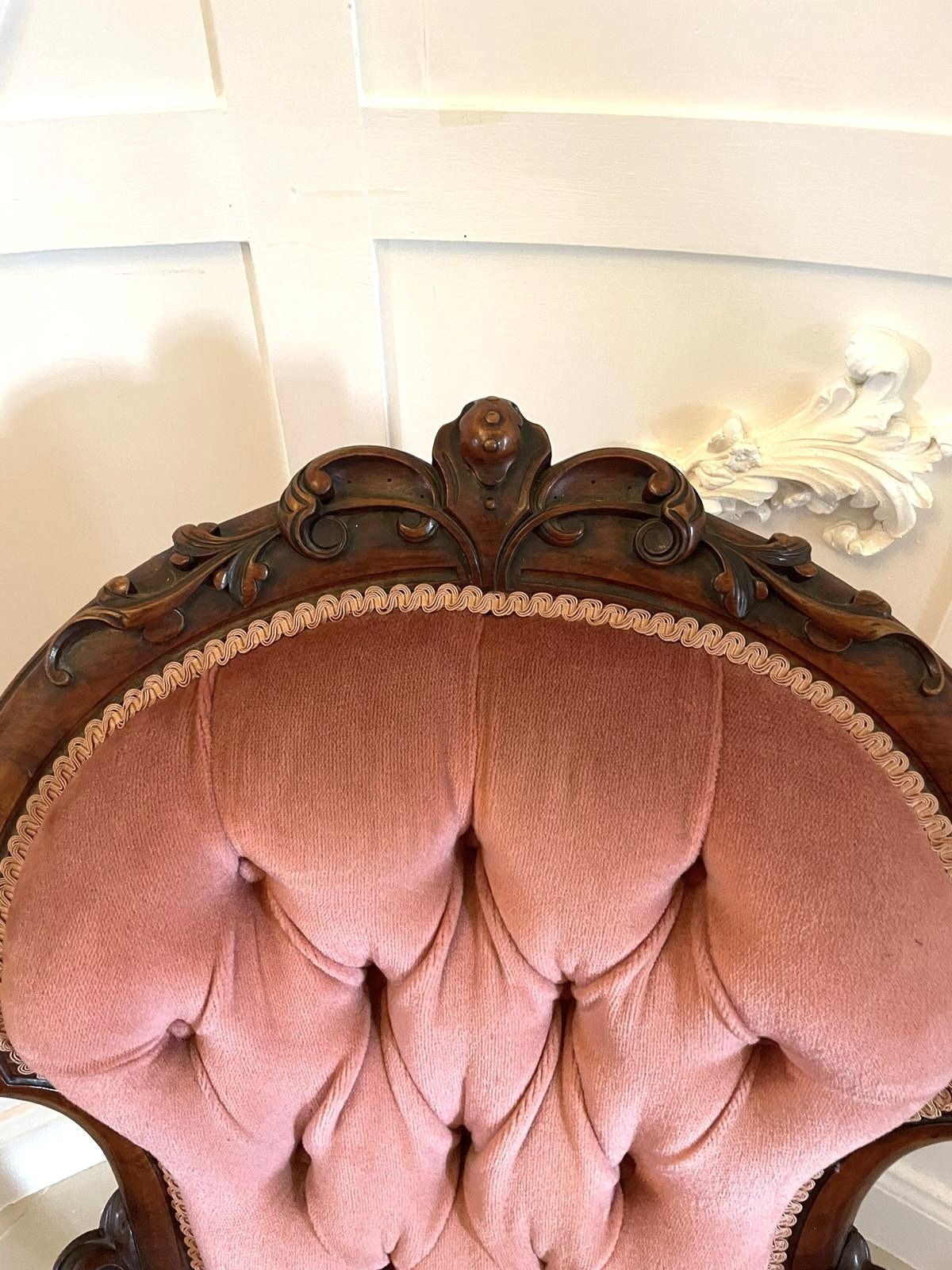 photo for sale Fantastic Quality Antique Carved Walnut 3 Piece Suite
