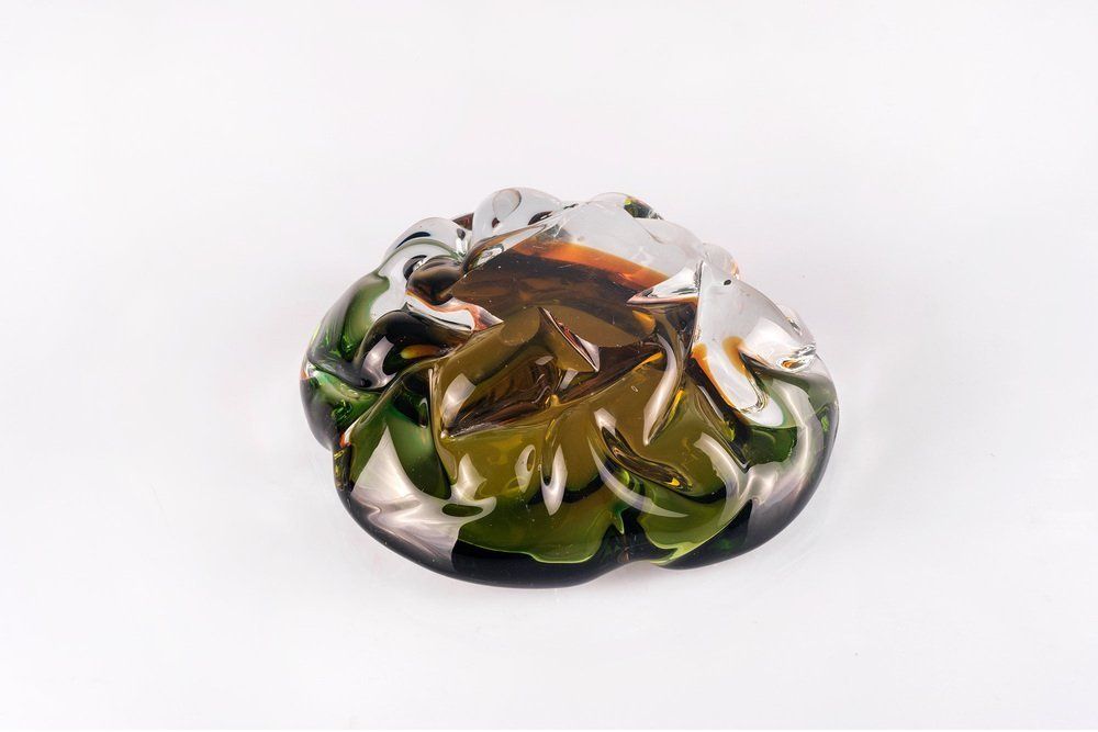 Sommerso Murano Glass Bowl By Flavio Poli For Seguso, 1960s photo Home Decor