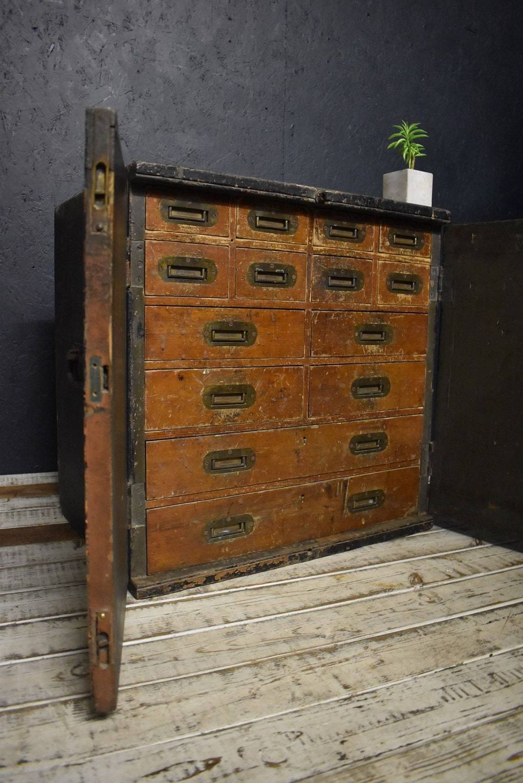 Military Campaign Chest Of Drawers / Strong Box photo furniture
