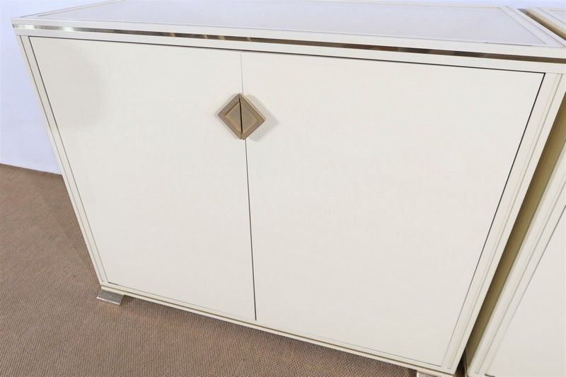 Furniture Pair Of Small Sideboards, Signed Pierre Vandel – 1970 photo