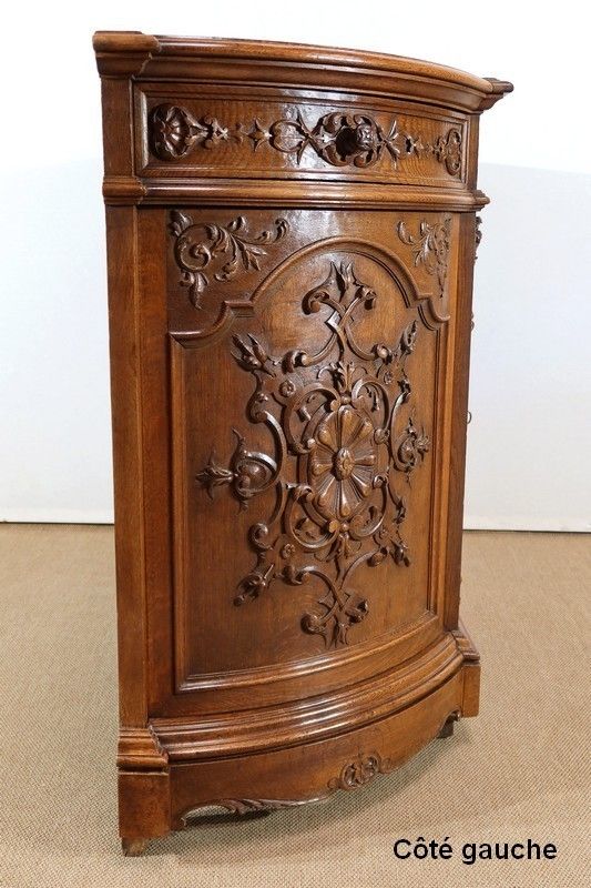 photo vintage Property Sideboard In Oak, Louis Philippe Style   Late 19th Century