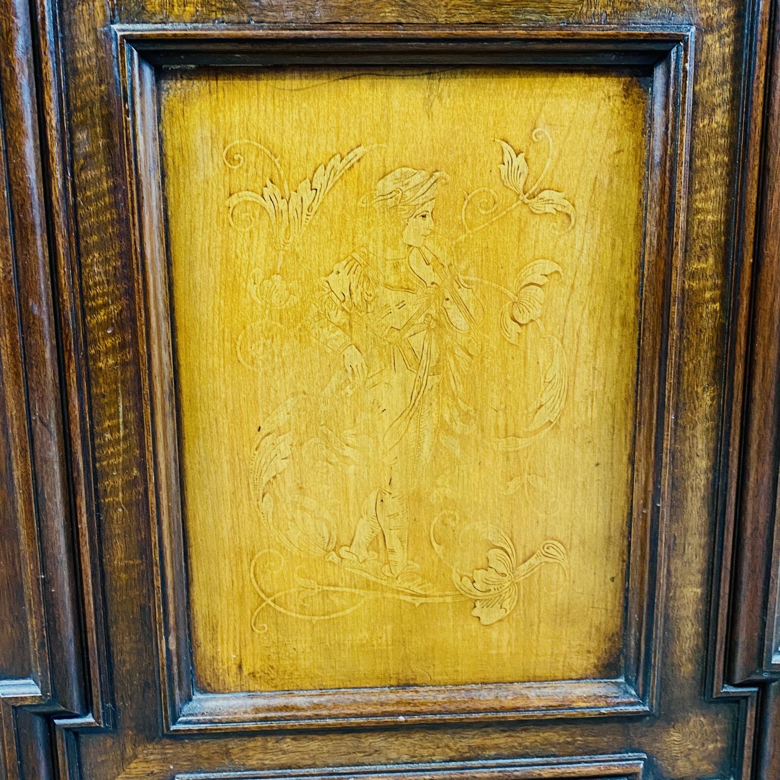 Furniture Antique English Secretaire, 19th Century photo