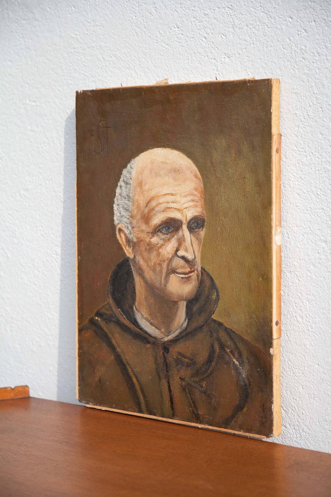 Vintage Oil Painting, Painting, Man Portrait, Wall Decoration, 70's photo 96.0