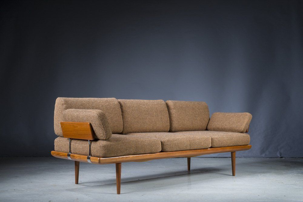 Danish Teak Fd417 Minerva Sofa By Peter Hvidt And Orla Molgaard Nielsen For France & Son, 1960s