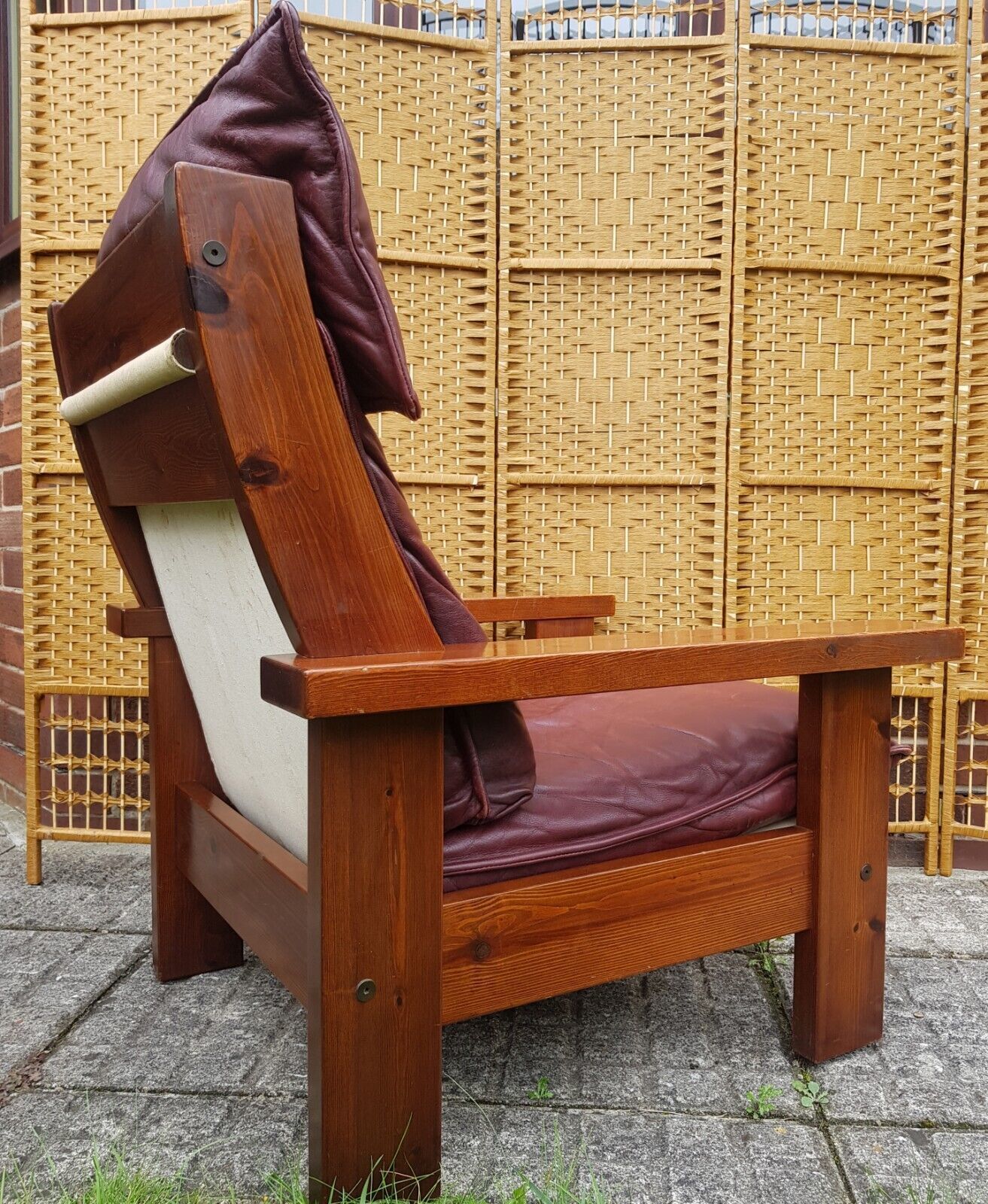 Very Rare Lounge Chair By Hämeen Kalustaja Finland 1970s Scandanavian Kukappuro photo buy